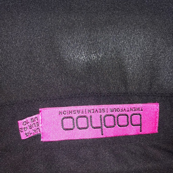 High Low Black Boohoo Top - Picture 6 of 8